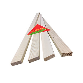 Mua Bó 4 thanh gỗ thông dài 1m  rộng 4cm  dày 1.4cm dùng làm khung sườn  trang trí  decored nhà cửa