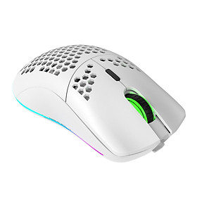 Gaming Mouse Rechargeable 7 RGB Backlit Colors 3200DPI for Office PC Desktop