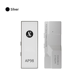 JCALLY AP98 Bộ giải mã di động Bộ khuếch đại điện thoại di động USB AMP Dual CS43198 DAC Bộ khuếch đại tai nghe 3,5 mm 4,4 mm Màu đầu ra: KHÔNG Cáp Bạc