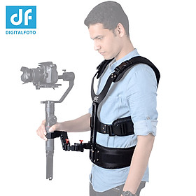 DF DIFITALFOTO THANOS Gimbal Stabilizer Supporting System with Dual-Spring Arm + Load Vest Compatible with DJI Ronin-S/