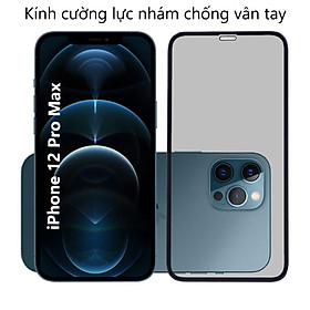 Miếng dán cường lực nhám iPhone 7 8 X 11 12 13 14 15 Pro Max Plus Mini Chống vân tay dẻo