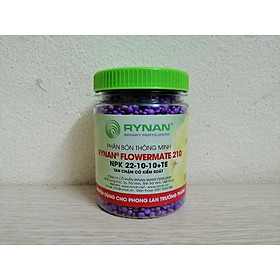 PHÂN BÓN THÔNG MINH RYNAN FLOWERMATE 210 NPK 22 - 10 - 10 + TE TAN CHẬM CÓ KIỂM SOÁT CHAI 150G