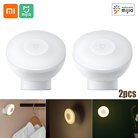 Xiaomi Mijia Night Light 2 BT Version Magnetic Attraction Night Lamp 360 Rotating Adjustable Infrared Body Sensor Work