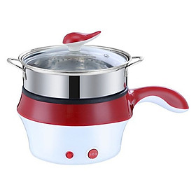 Mua Nồi lẩu điện Mini 1 6 lít 18cm có quai cầm  có lồng hấp inox