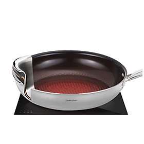 Chảo sâu lòng Edelkochen New Coco 3 lớp Nâu 28cm 28 x 8.0