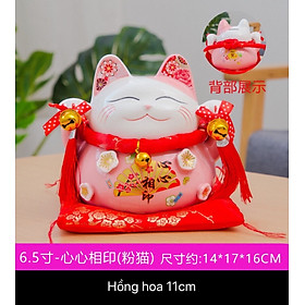 Mèo thần tài may mắn Neko Maneki 11cm