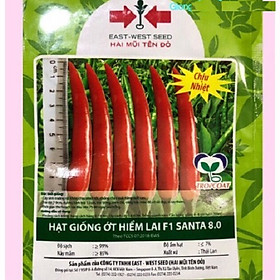 Mua HẠT GIỐNG ỚT HIỂM LAI F1 SANTA 8.0 gói 5gr