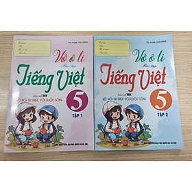 Sách - Combo vở ii bài tập tiếng việt tập 1 + 2 (bám sát sgk kết nối tri thức với cuộc sống) - HA