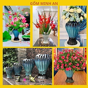 Mua Bình Hoa Lọ Hoa Bàn Tay Phật Men Hỏa Biến Gốm Sứ Bát Tràng- Gốm Minh An