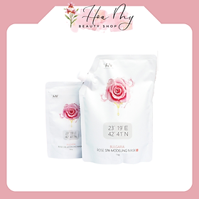 Mặt nạ Bulgaria Rose Spa Modeling 1kg, dưỡng trắng, cấp ẩm, căng bóng, chống lão hóa da