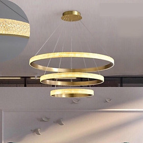 Mua Đèn trần - đèn ốp trần 3 vòng XINZA LED - có điều khiển từ xa tiện dụng