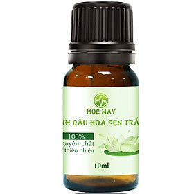 Tinh dầu hoa Sen Trắng 10ml Mộc Mây - tinh dầu thiên nhiên nguyên chất 100% - chất lượng và mùi hương vượt trội - Có kiểm định