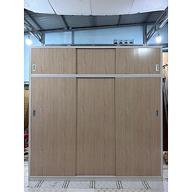 Mua Tủ áo lùa Tundo 1m6 x 2m2 cỡ lớn (màu sồi)