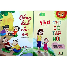 Combo Sách Đồng Dao Cho Em + Thơ Cho Bé Tập Nói - Bìa Cứng