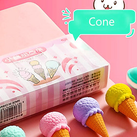 Set hộp 4 gôm tẩy sáng tạo phong cách Hàn Quốc họa tiết đáng yêu phù hợp làm hộp quà tặng cho bé yêu  – H036