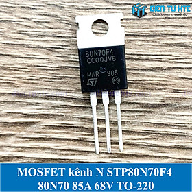 Mua MOSFET kênh N STP80N70F4 80N70 85A 68V TO-220