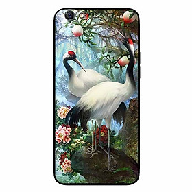 Ốp lưng in cho Oppo F1s Cặp Đôi Hạc