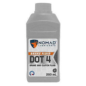 SẢN PHẨM DẦU PHANH NOMAD BRAKE FLUID DOT 4 – DÙNG CHO CẢ PHANH ĐĨA VÀ PHANH TANG TRỐNG