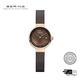 Đồng Hồ Nữ Bering Solar Màu Nâu 14426-265