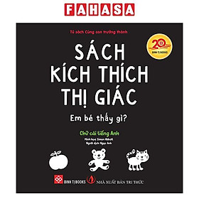 Sách - Sách Kích Thích Thị Giác - Em Bé Thấy Gì? - Chữ Cái Tiếng Anh