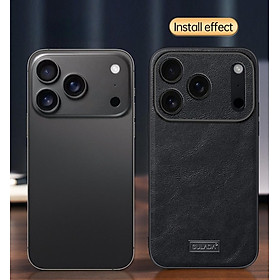 Ốp lưng da SULADA dành cho iPhone 17, iPhone Air, 17 Pro, iPhone 17 Pro Max – Chống sốc, chống trầy xước, sang trọng - hàng chính hãng