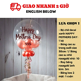 Bộ bong bóng trang trí ngày của mẹ Mother's day balloon set mfd49