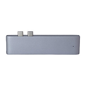 7 in1 USB-C To  3USB 3.0 Hub   RJ45 Ethernet Micro SDTF OTG Adapter
