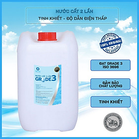 Mua Nước cất 2 lần - Định lượng 10l - Nước tinh khiết đạt tiêu chuẩn ISO 3696-1987