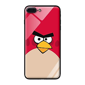 Ốp lưng kính cường lực cho iPhone 7 Plus Angry Đỏ - Hàng chính hãng