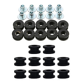 20 Pieces Motorcycle Motrobike Fairings Grommets Kit for Yamaha yzf R1 R6