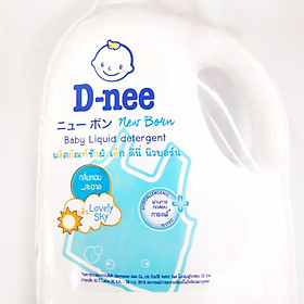 Nước giặt xả quần áo D-nee Lovely Sky 960ml Bao Bì Mới