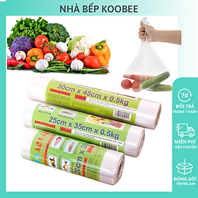 Mua Cuộn 200 túi đựng thực phẩm tủ lạnh sinh học tự hủy - Túi thực phẩm CUỘN TO TIẾT KIỆM 500GR