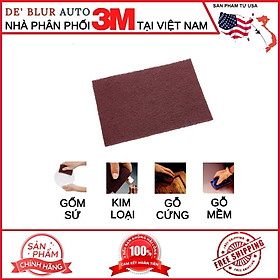 Mua Bùi nhùi cước cọ rửa cao cấp 3M 07521 Scotch Brite Multi-Flex Abrasive Sheet Roll Very Fine Grade 203.2mm x 101.6mm