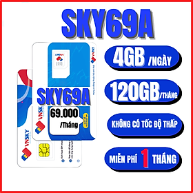 SIM VNSKY89, VNSKY69A, VNSKY77 KHÔNG GIỚI HẠN DATA [Miễn phí 1 tháng], Gọi miễn phí nội mạng, đầu số 0777 tam hoa