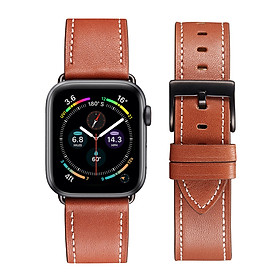 Dây Da Cho Apple Watch Kai.N Herms Leather, Da Bò Thật Cao Cấp Chống Nước Chống Mồ Hôi_ Hàng Chính Hãng