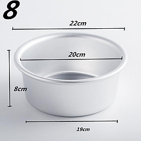 Mua Khuôn Tròn Hợp Kim Nhôm Cao Cấp Đế Liền 5 inch  6 inch  7 inch  8 inch