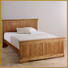 Giường ngủ Tundo gỗ sồi 1m4 x 2m
