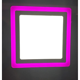 Mua Đèn led nổi ốp trần 24w vuông 2 màu 3 chế độ ánh sáng trắng hồng