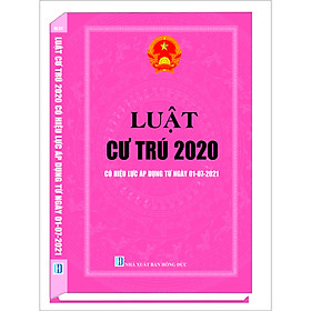 Download sách LUẬT CƯ TRÚ 2020 (Có hiệu lực áp dụng từ ngày 01-07-2021)