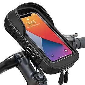 Điện thoại xe đạp không thấm nước, xe đạp xe đạp xe đạp xe đạp xe đạp xe đạp xe đạp xe đạp xe đạp, túi xe đạp phía trước với màn hình cảm ứng 360 ° cho điện thoại thông minh 7 inch