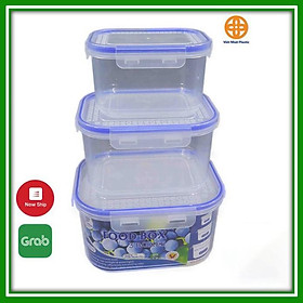 Mua Bộ hộp đựng thực phẩm Việt Nhật  Hộp bảo quản thức ăn tiện lợi