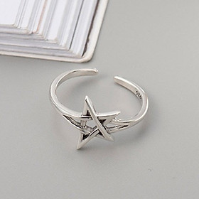 Nhẫn Nữ | Nhẫn Bạc Thái Hình Sao Mạnh Mẽ Cho Bạn Nữ N1722 - Bảo Ngọc Jewelry
