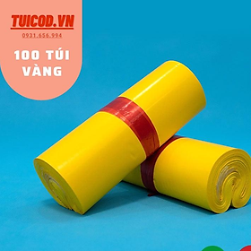 Tuiniemphong 100 Túi Gói Hàng Vàng, Túi Đóng Hàng Tự Dính Vàng Uy Tín, Giá Rẻ Nhất Hà Nội