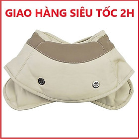 Đai Massage Vai Lưng Cổ Gáy Neck W-808 NT9008B1 - Kem - Onesize