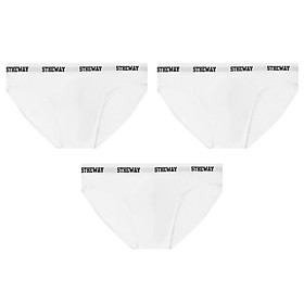 Combo 3 Quần Lót Nam 5THEWAY Tam Giác Trắng aka 3 PACK 5THEWAY HIP BRIEF UNDERWEAR in WHITE