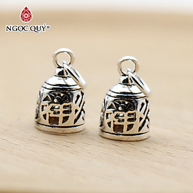 Charm bạc hình chuông treo bình an - Ngọc Quý Gemstones