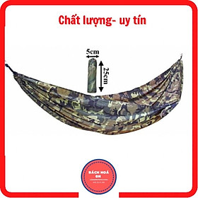 Mua Võng dù 2 lớp hoạ tiết rằn ri chất lượng cao