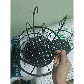 Mua SẮT ĐẶC (Giá sỉ) Giỏ treo hoa ban công đế vân nổi sơn tĩnh điện