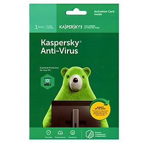 Hình ảnh Kaspersky Anti Virus Cho 1 Máy Tính - KAV1U - Hàng chính hãng