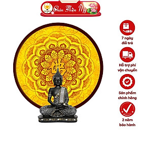 Mua Đèn Thờ Hào Quang Phật Tranh Trúc Chỉ Tròn  Trang Trí Bàn Thờ  Hào Quang Trúc Chỉ Mandala TC-HQ-08